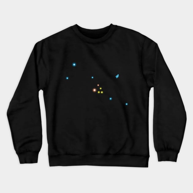 Constellation Taurus (variant) Crewneck Sweatshirt by GloopTrekker